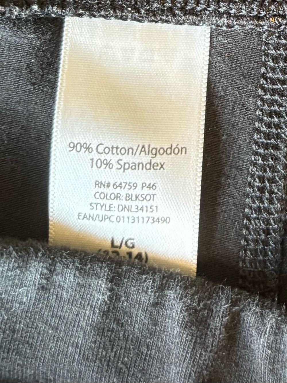 Danskin Now Black Wide-Leg Comfort Waist Leggings - Picture 7 of 10